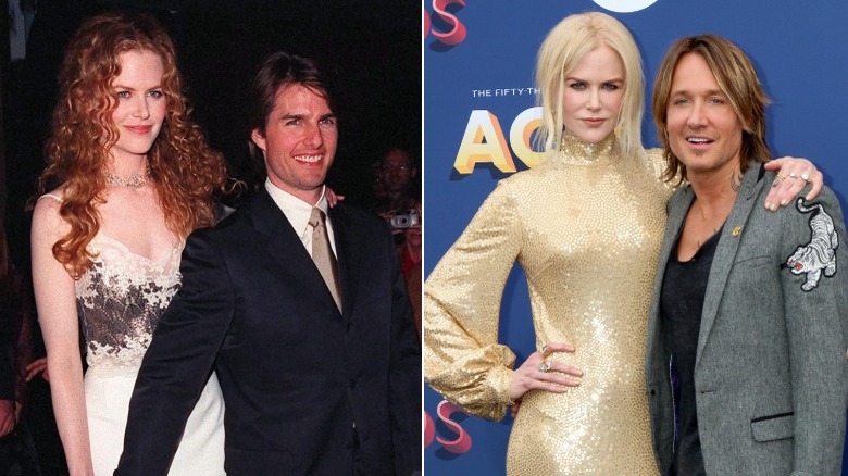 Nicole Kidman with Tom Cruise, Nicole Kidman with Keith Urban