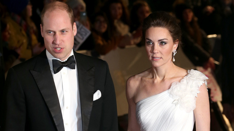 Prince William Kate Middleton formal attire 