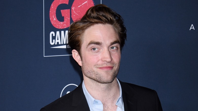 Robert Pattinson smiling