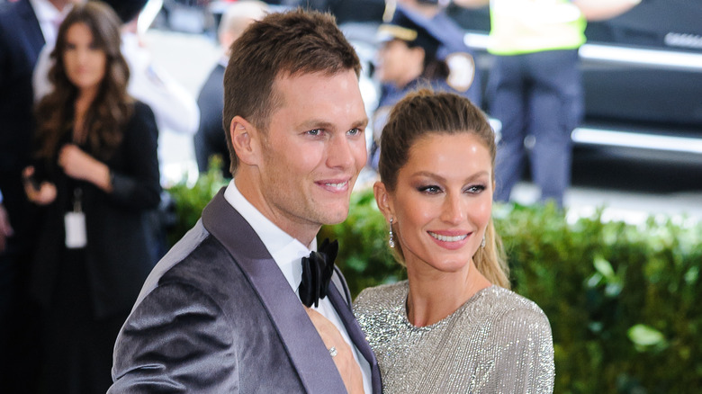 Tom Brady and Gisele Bundchen smiling