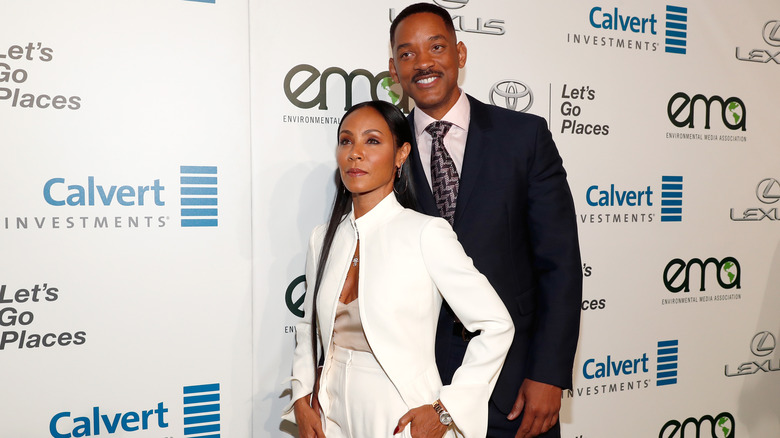 Will Smith and Jada Pinkett Smith on the red carpet