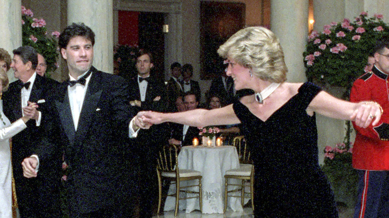 Princess Diana and John Travolta dancing