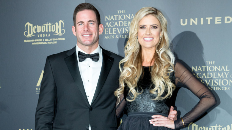 Tarek El Moussa and Christina Hall smiling