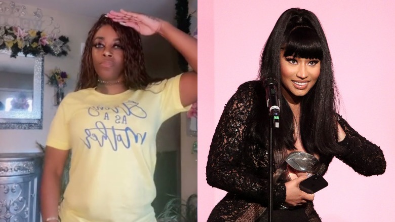 Tessica Brown and Nicki Minaj