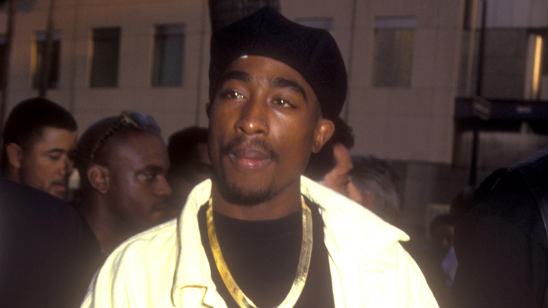 Tupac at an event