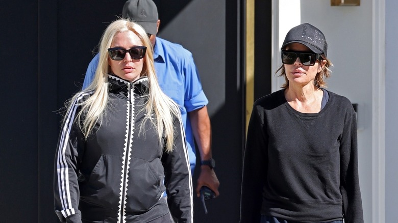 Erika Jayne and Lisa Rinna wearing sunglasses