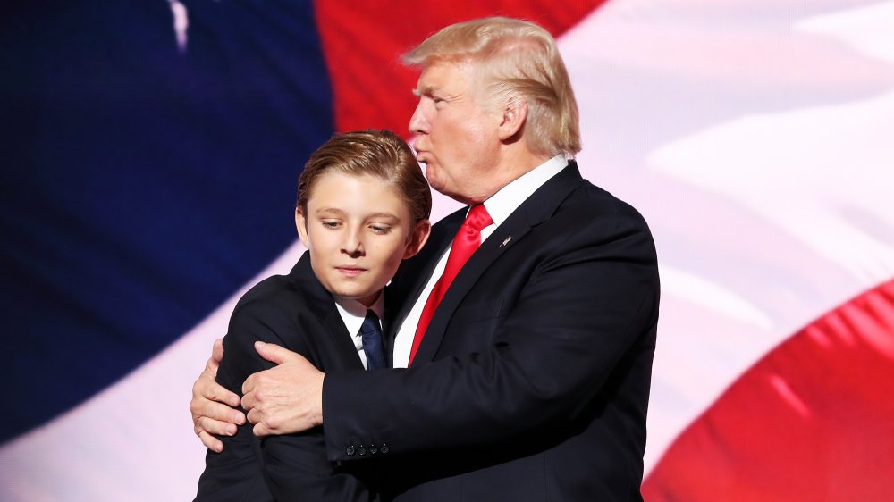 Barron and Donald Trump