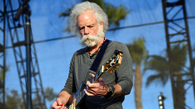 Bob Weir playing guitar