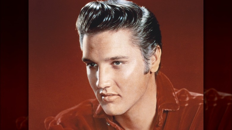 Elvis Presley's headshot