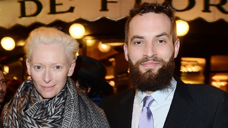 Tilda Swinton and Sandro Kopp