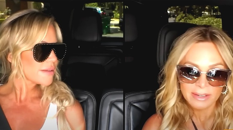 Jennifer Pedranti and Tamra Judge huge sunglasses