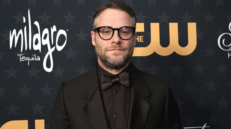 Seth Rogen with glasses