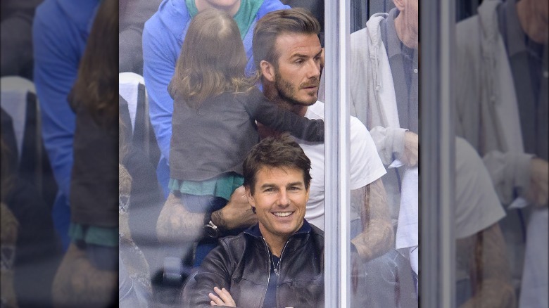 David Beckham tom cruise hockey game