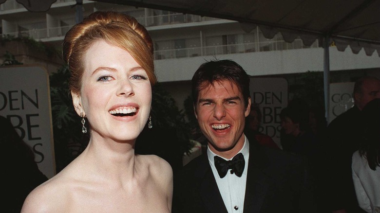 Nicole Kidman beehive hair Tom Cruise laughing