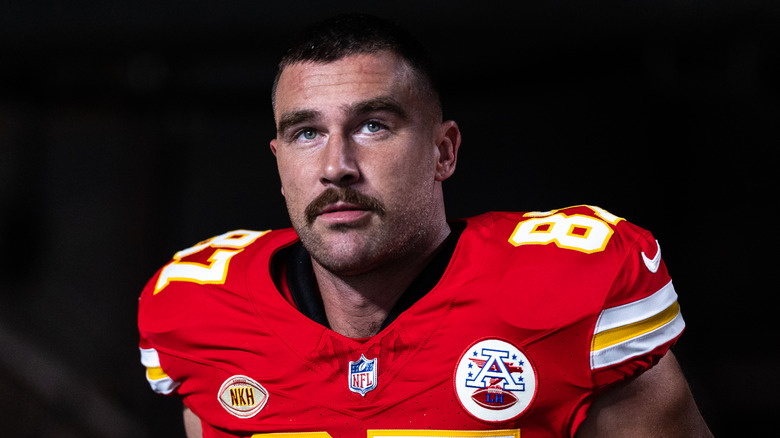 Travis Kelce in football uniform