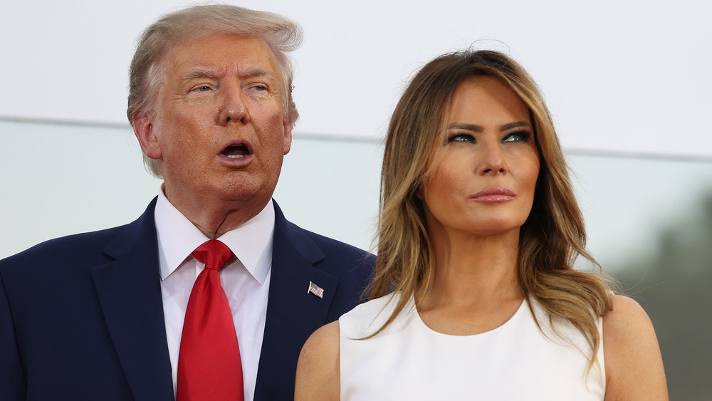 President Donald Trump and first lady Melania Trump together