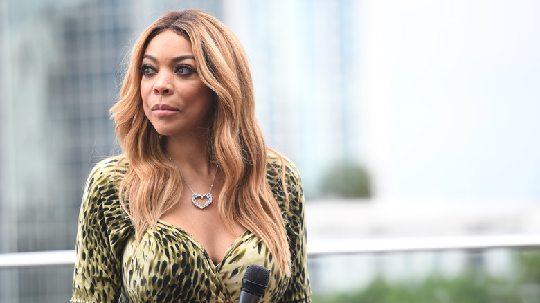 Wendy Williams looking solemn