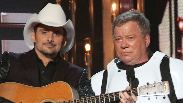 Brad Paisley and William Shatner at the CMA Awards