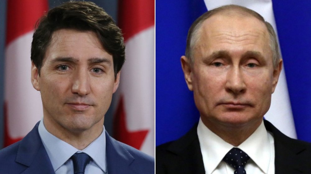 Justin Trudeau, Vladimir Putin