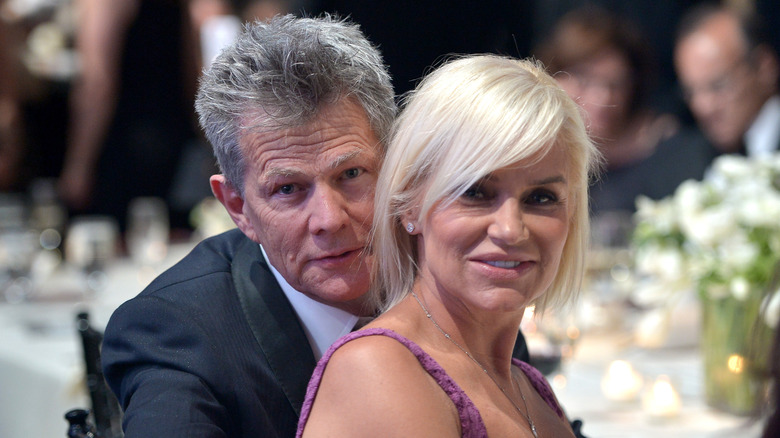 David Foster and Yolanda Hadid attending an event