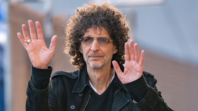 Howard Stern raised hands