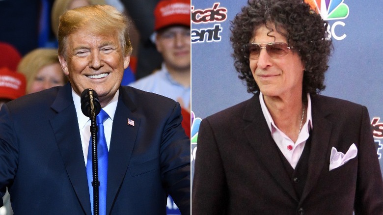 Donald Trump and Howard Stern smiling