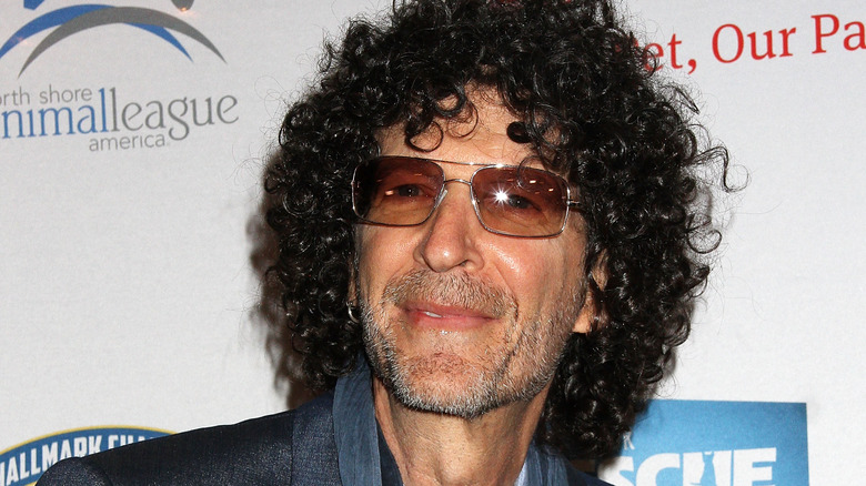 Howard Stern, smirking