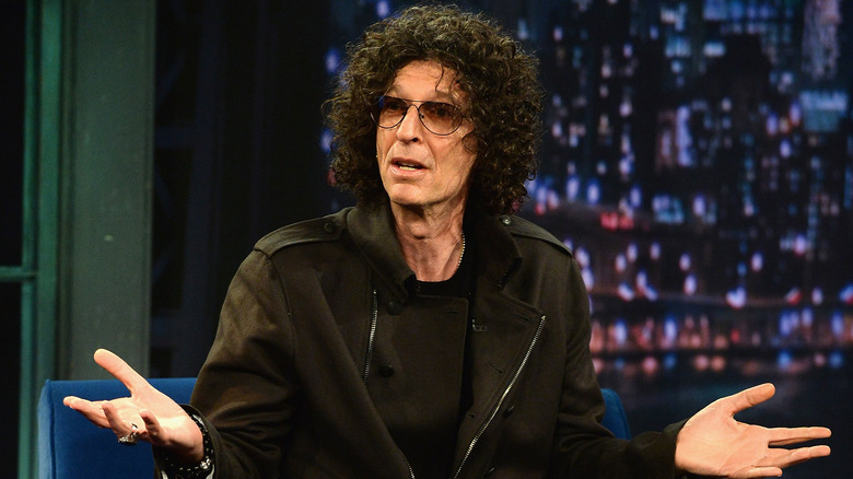 Howard Stern visiting "Late Night With Jimmy Fallon" 