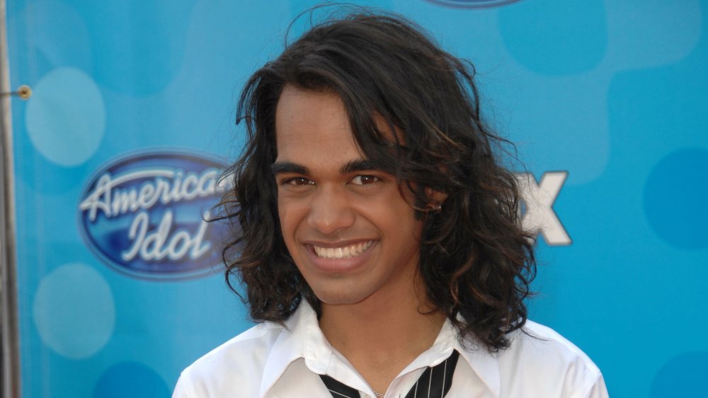 Sanjaya Malakar smiling at an American Idol event