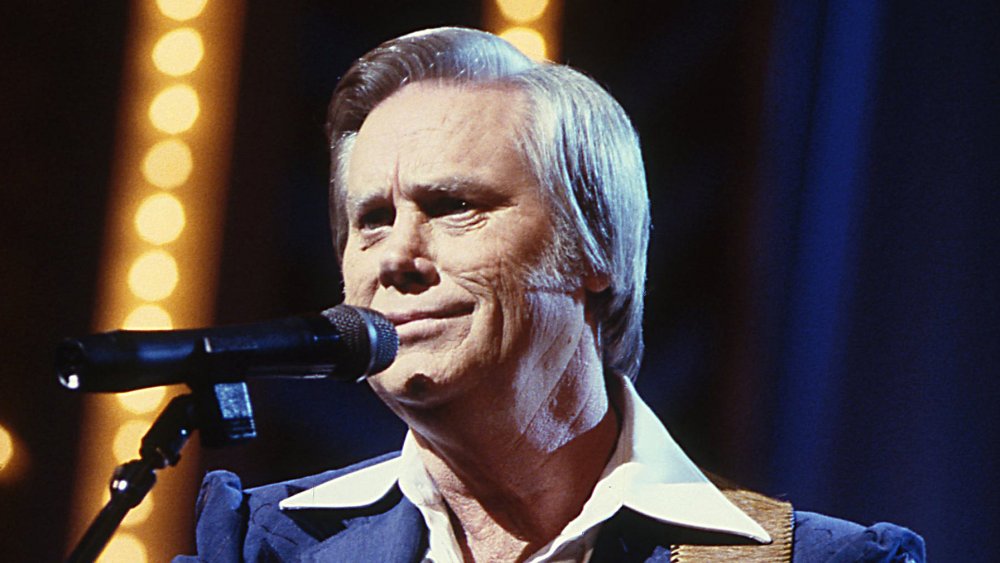 George Jones performing