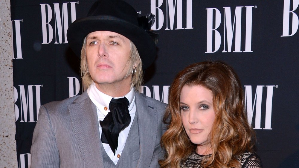 Lisa Marie Presley and Michael Lockwood at the BMI Country Awards in Nashville, Tennessee, in October 2012