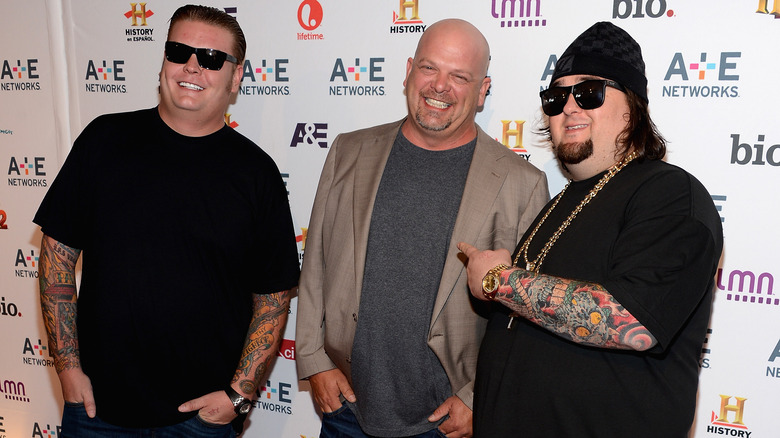 Pawn Stars cast members smiling