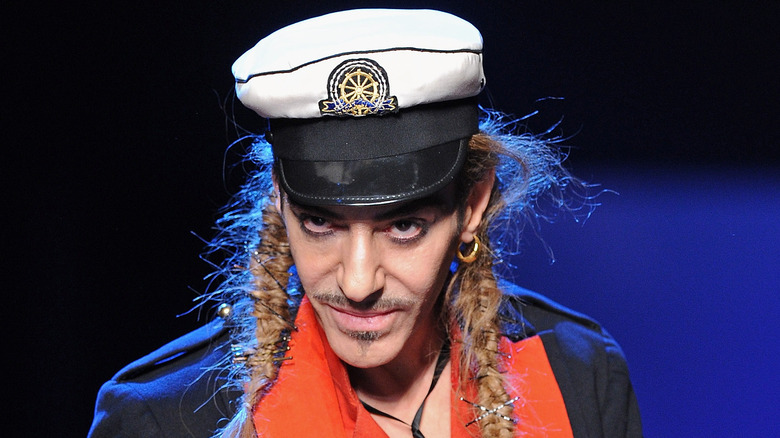 John Galliano posing 