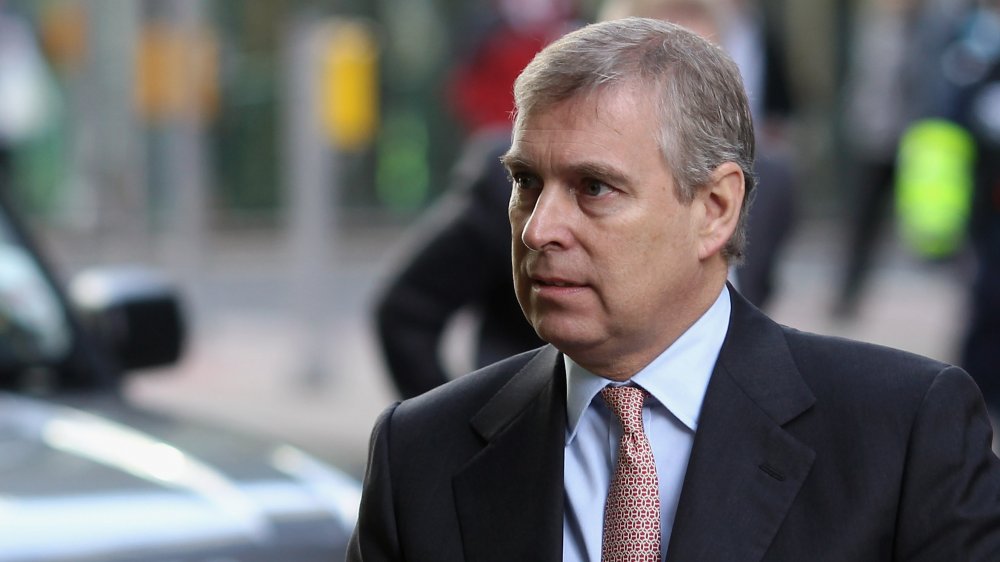 Prince Andrew at the Headquarters of CrossRail in Canary Wharf in 2011