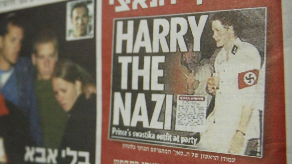 Prince Harry on the cover of Yediot Aharonot in 2005