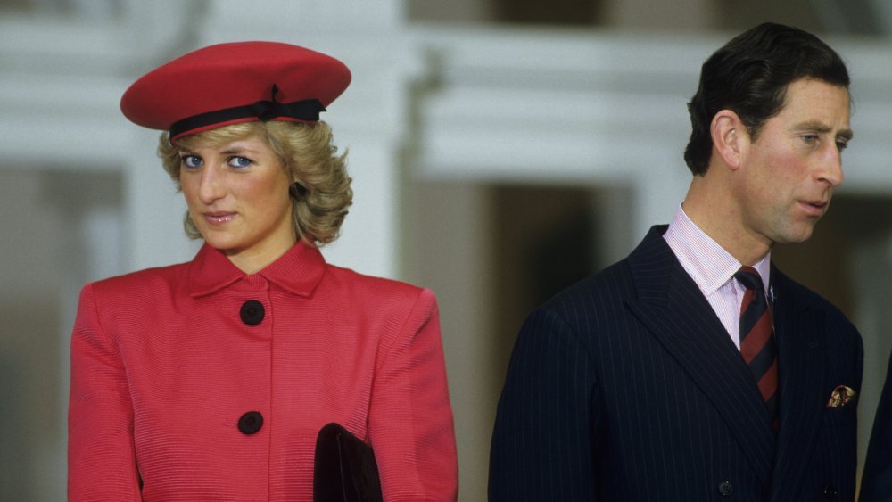 Princess Diana and Prince Charles during a function held in their honor in 1987