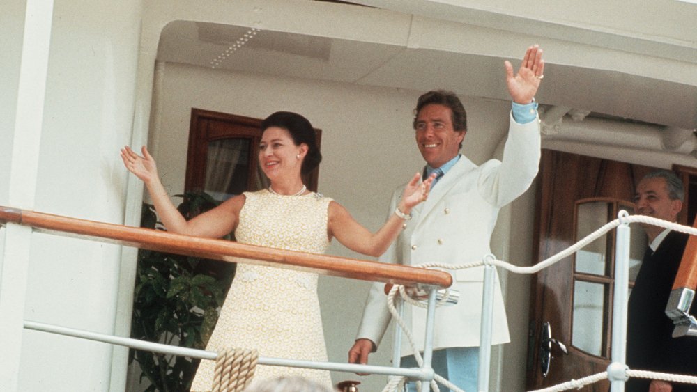 Princess Margaret and Antony Armstrong-Jones on their honeymoon cruise in 1960