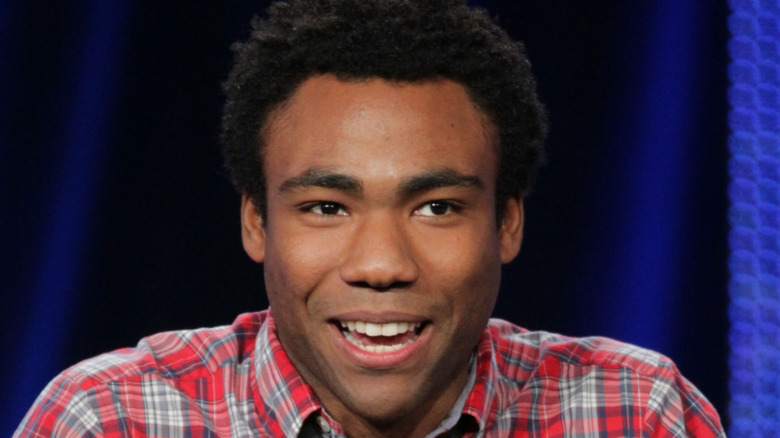 Donald Glover plaid shirt