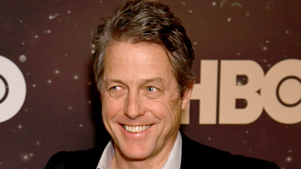 Hugh Grant smiling