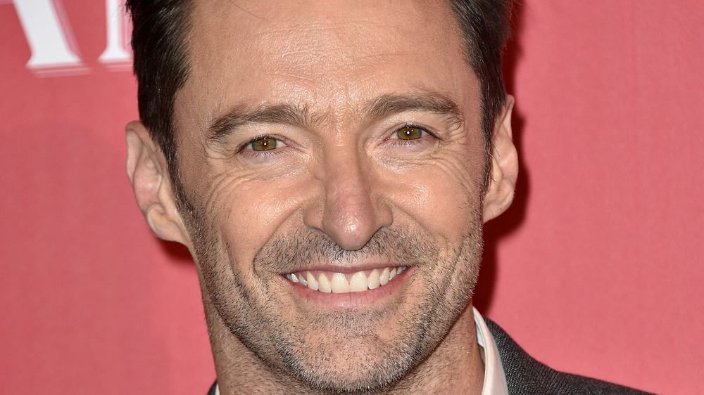 Hugh Jackman smiling