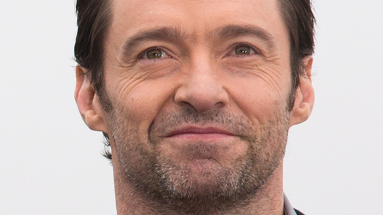  Hugh Jackman on set of "Chappie" 2015