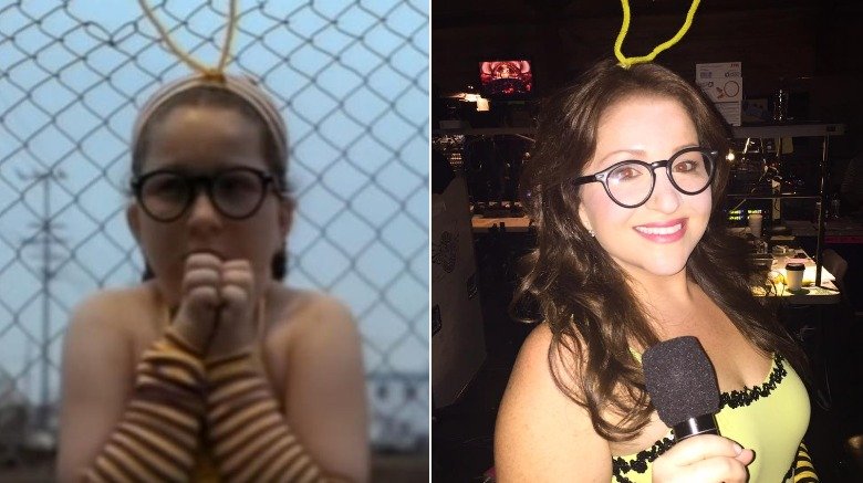 Blind Melon's Bee Girl then and now