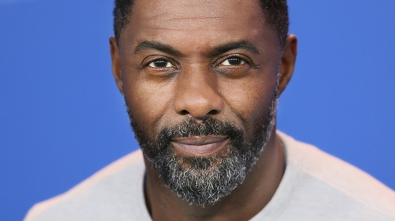 Idris Elba smiling