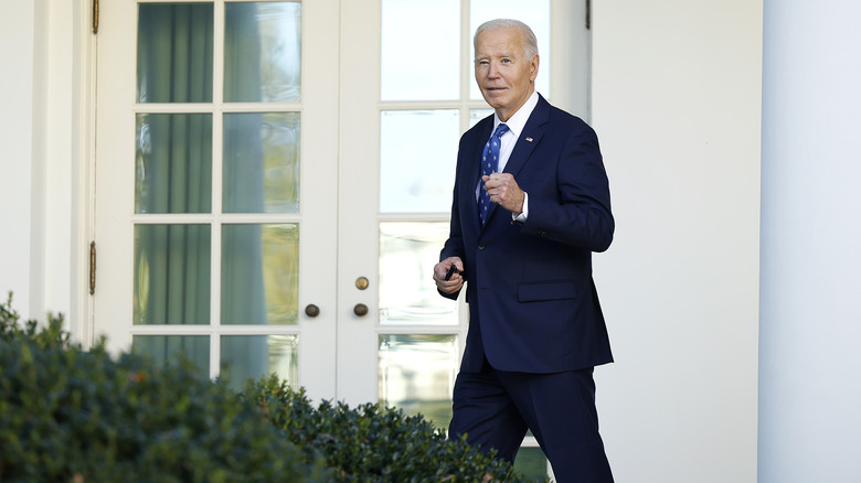 Joe Biden jogging