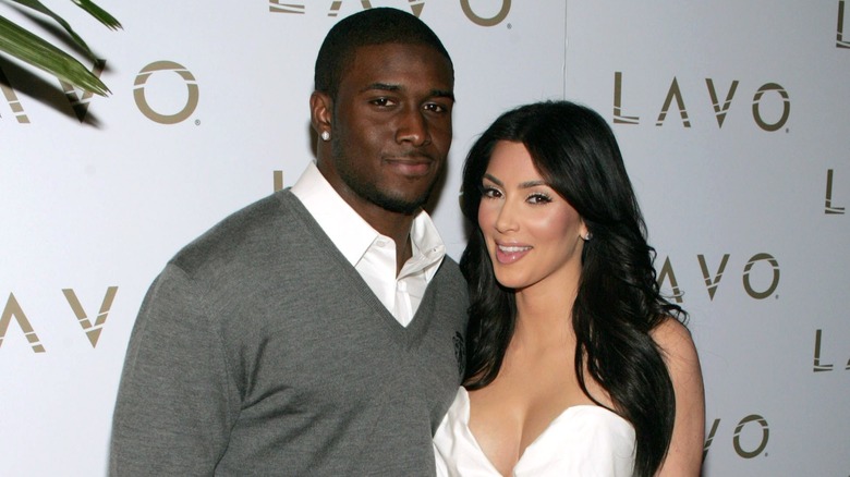 Reggie Bush, Kim Kardashian, 2010 photo together from red carpet 