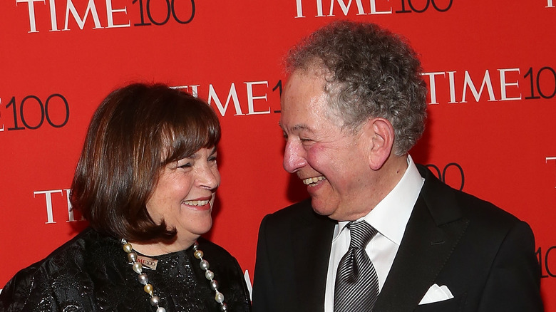 Ina Garten smiles at husband Jeffrey Garten