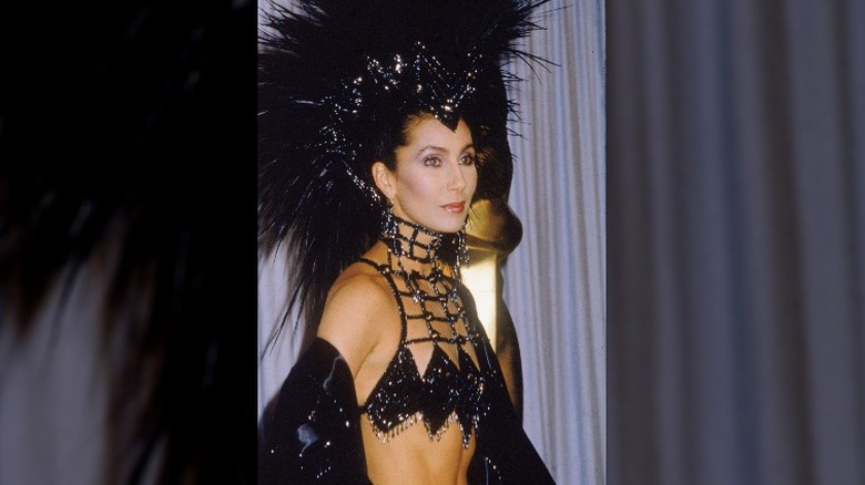 Cher in her 1986 Academy Awards outfit