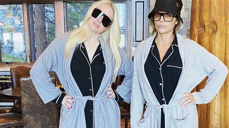 Erika Jayne and Lisa Rinna twinning