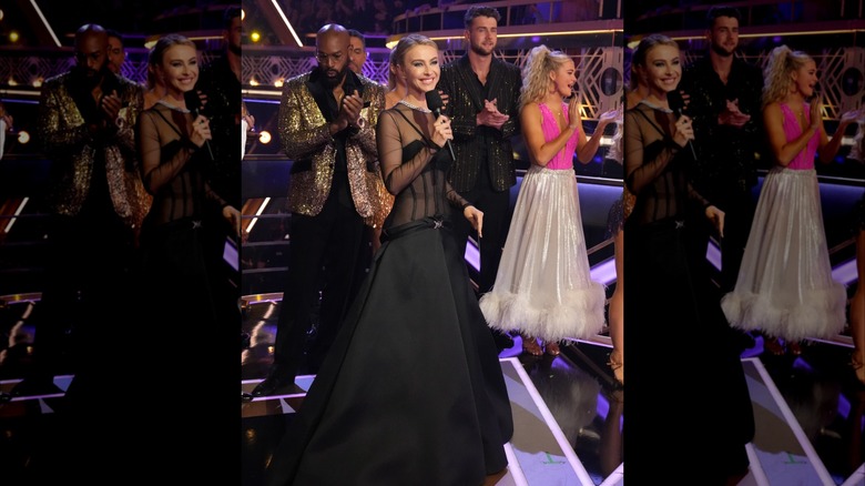 Julianne Hough with DWTS contestants