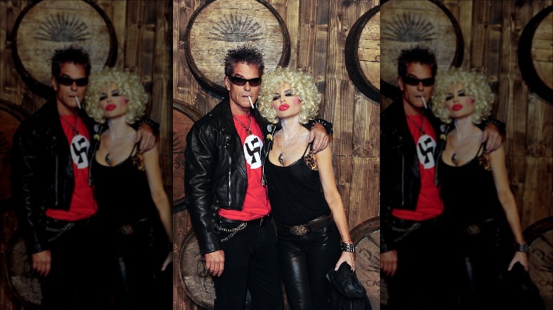 Harry Hamlin and Lisa Rinna Halloween 2015 as Sid Vicious and Nancy Nancy Spungen.